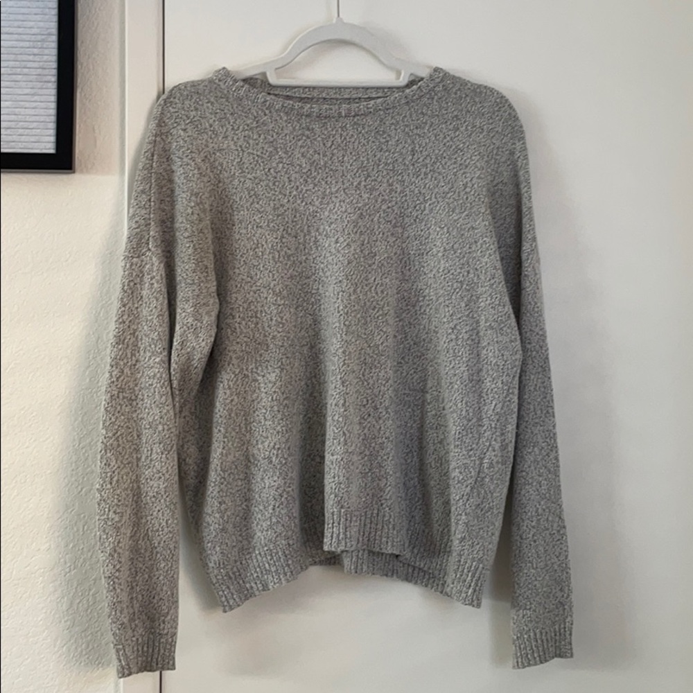 heather grey sweater